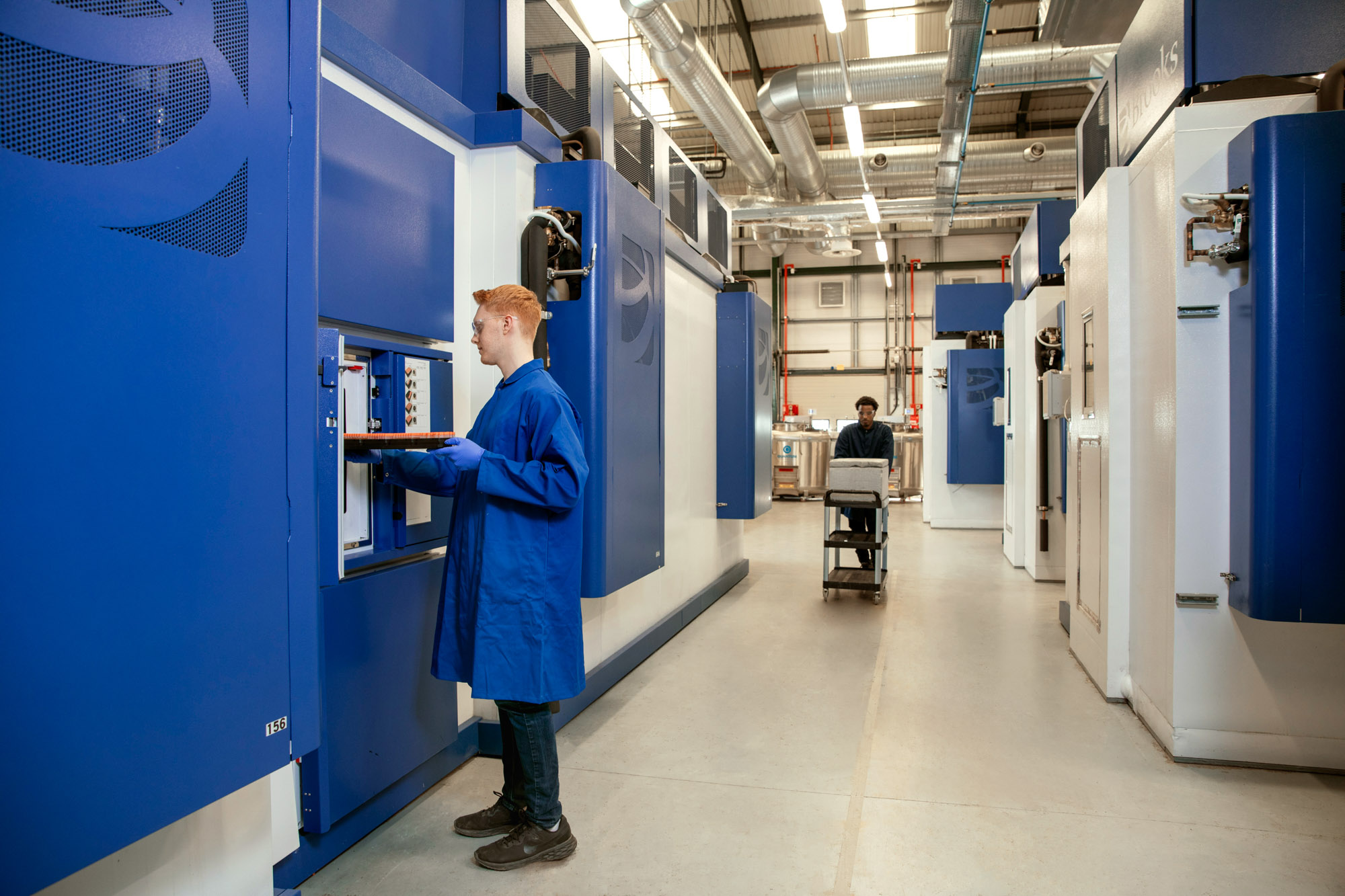 Automated storage at UK Biocentre